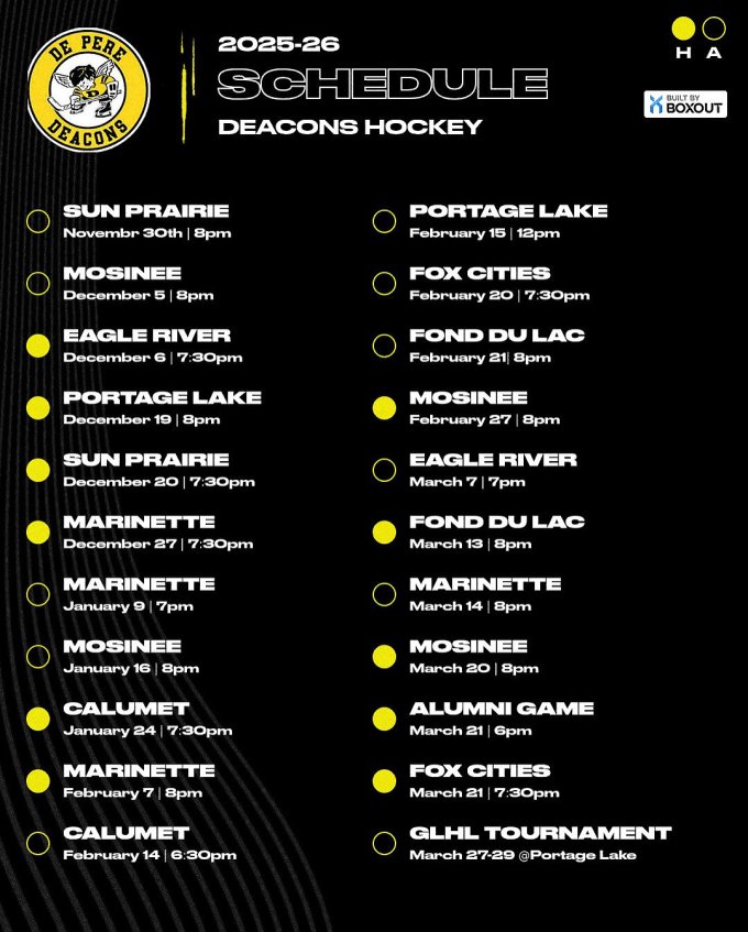 Deacons Hockey 2025-26 Season